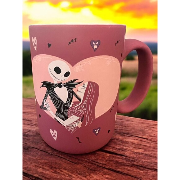 Disney The Nightmare Before Christmas Jack & Sally "Love Is Alive"  Coffee Mug - Picture 1 of 9
